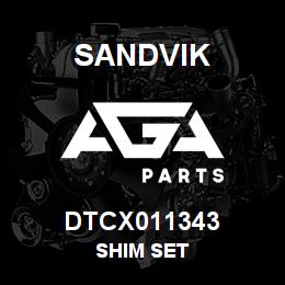 DTCX011343 Sandvik SHIM SET | AGA Parts