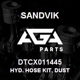 DTCX011445 Sandvik HYD. HOSE KIT, DUST COLLECTOR (3SB | AGA Parts