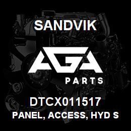 DTCX011517 Sandvik PANEL, ACCESS, HYD SIGHT | AGA Parts