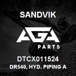 DTCX011524 Sandvik DR540, HYD. PIPING ASM | AGA Parts