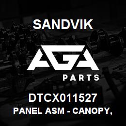 DTCX011527 Sandvik PANEL ASM - CANOPY, QXR 920 | AGA Parts
