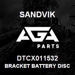DTCX011532 Sandvik BRACKET BATTERY DISCONNECT | AGA Parts