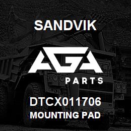 DTCX011706 Sandvik MOUNTING PAD | AGA Parts