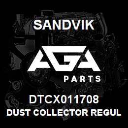 DTCX011708 Sandvik DUST COLLECTOR REGULATOR BRACKET A | AGA Parts