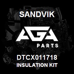 DTCX011718 Sandvik INSULATION KIT | AGA Parts