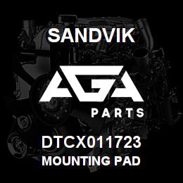 DTCX011723 Sandvik MOUNTING PAD | AGA Parts
