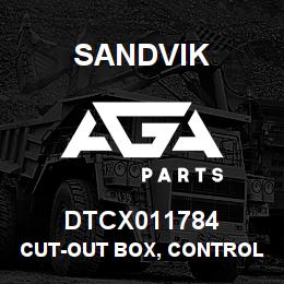 DTCX011784 Sandvik CUT-OUT BOX, CONTROLS, GPS | AGA Parts