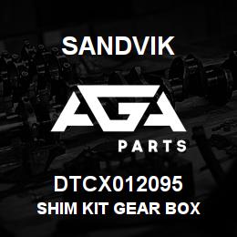 DTCX012095 Sandvik SHIM KIT GEAR BOX | AGA Parts