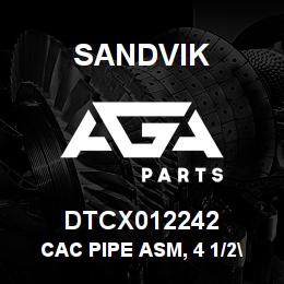 DTCX012242 Sandvik CAC PIPE ASM, 4 1/2" | AGA Parts