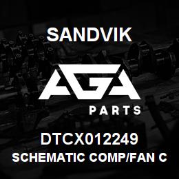 DTCX012249 Sandvik SCHEMATIC COMP/FAN CONTROL | AGA Parts