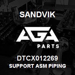 DTCX012269 Sandvik SUPPORT ASM PIPING | AGA Parts