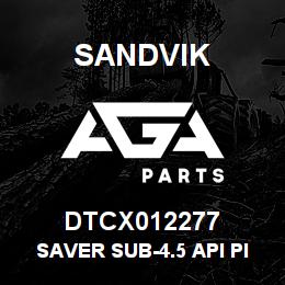 DTCX012277 Sandvik SAVER SUB-4.5 API PIN,3.5 BEC BX 5 | AGA Parts
