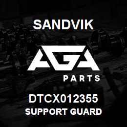 DTCX012355 Sandvik SUPPORT GUARD | AGA Parts