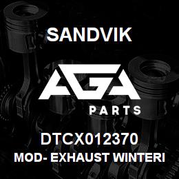 DTCX012370 Sandvik MOD- EXHAUST WINTERIZED CAT TIER I | AGA Parts