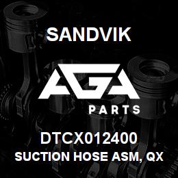 DTCX012400 Sandvik SUCTION HOSE ASM, QXR 920 | AGA Parts