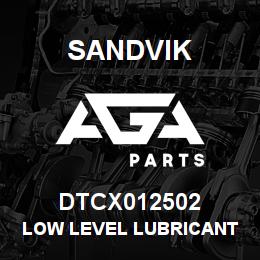DTCX012502 Sandvik LOW LEVEL LUBRICANT INDICATOR | AGA Parts