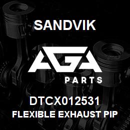 DTCX012531 Sandvik FLEXIBLE EXHAUST PIPE | AGA Parts