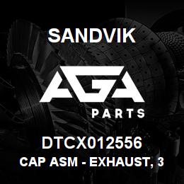 DTCX012556 Sandvik CAP ASM - EXHAUST, 3.5" OD | AGA Parts
