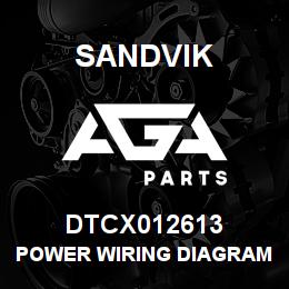 DTCX012613 Sandvik POWER WIRING DIAGRAM C15 RB | AGA Parts