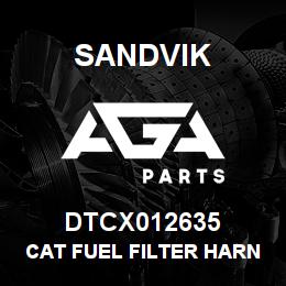 DTCX012635 Sandvik CAT FUEL FILTER HARNESS B TIER3 | AGA Parts