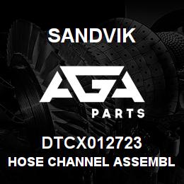 DTCX012723 Sandvik HOSE CHANNEL ASSEMBLY | AGA Parts