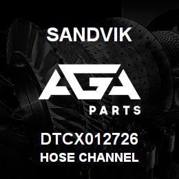 DTCX012726 Sandvik HOSE CHANNEL | AGA Parts