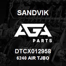 DTCX012958 Sandvik 6240 AIR TJBO | AGA Parts