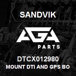 DTCX012980 Sandvik MOUNT DTI AND GPS BOX | AGA Parts