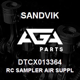 DTCX013364 Sandvik RC SAMPLER AIR SUPPLY HARNESS | AGA Parts