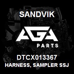 DTCX013367 Sandvik HARNESS, SAMPLER SSJB TO SMC PLC | AGA Parts
