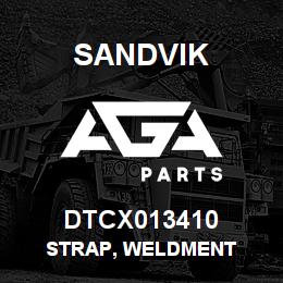 DTCX013410 Sandvik STRAP, WELDMENT | AGA Parts