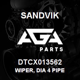 DTCX013562 Sandvik WIPER, DIA 4 PIPE | AGA Parts