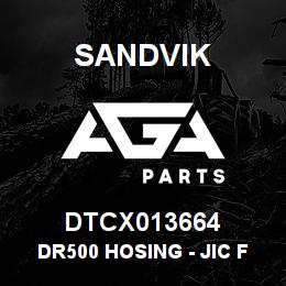 DTCX013664 Sandvik DR500 HOSING - JIC FUEL LINE | AGA Parts