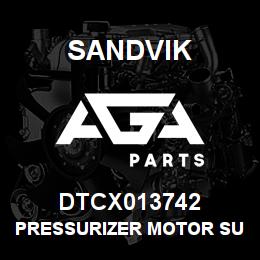 DTCX013742 Sandvik PRESSURIZER MOTOR SUPPORT | AGA Parts
