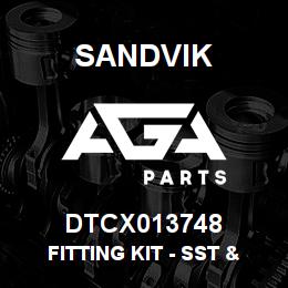 DTCX013748 Sandvik FITTING KIT - SST & BRASS | AGA Parts
