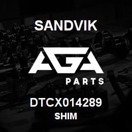 DTCX014289 Sandvik SHIM | AGA Parts