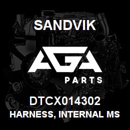 DTCX014302 Sandvik HARNESS, INTERNAL MSJB | AGA Parts