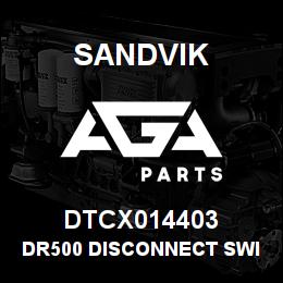 DTCX014403 Sandvik DR500 DISCONNECT SWITCH CABLE | AGA Parts