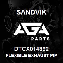 DTCX014892 Sandvik FLEXIBLE EXHAUST PIPE | AGA Parts
