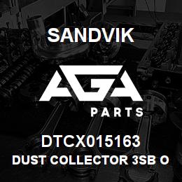DTCX015163 Sandvik DUST COLLECTOR 3SB OPTION KIT | AGA Parts