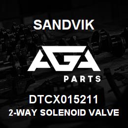 DTCX015211 Sandvik 2-WAY SOLENOID VALVE W/PIGTAIL | AGA Parts