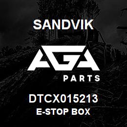 DTCX015213 Sandvik E-STOP BOX | AGA Parts