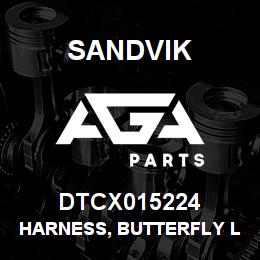 DTCX015224 Sandvik HARNESS, BUTTERFLY LOCKOUT | AGA Parts