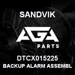 DTCX015225 Sandvik BACKUP ALARM ASSEMBLY | AGA Parts