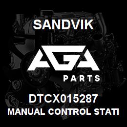 DTCX015287 Sandvik MANUAL CONTROL STATION STEP | AGA Parts