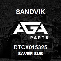 DTCX015325 Sandvik SAVER SUB | AGA Parts