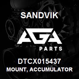 DTCX015437 Sandvik MOUNT, ACCUMULATOR | AGA Parts