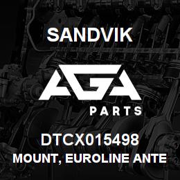 DTCX015498 Sandvik MOUNT, EUROLINE ANTENNA | AGA Parts