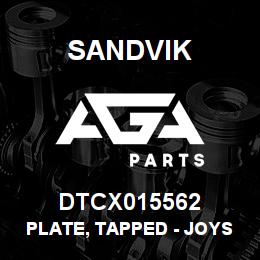 DTCX015562 Sandvik PLATE, TAPPED - JOYSTICK DISABLE BAR | AGA Parts