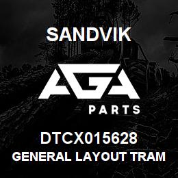 DTCX015628 Sandvik GENERAL LAYOUT TRAM VALVE LOCKOUT | AGA Parts